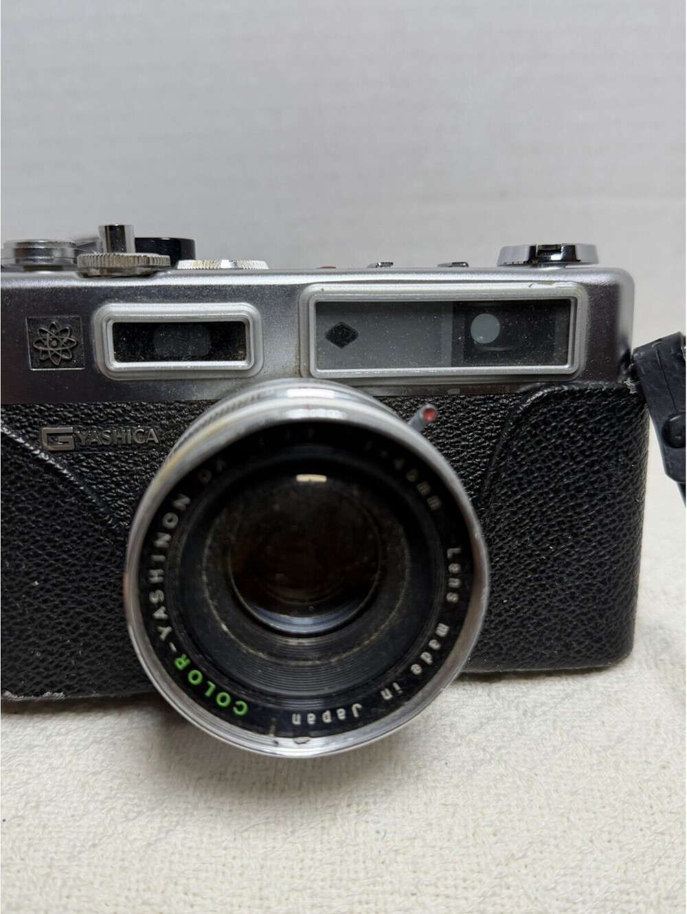Vintage Yashica Electro 35 GSN 35mm Rangefinder Camera Made in Japan AS-IS
